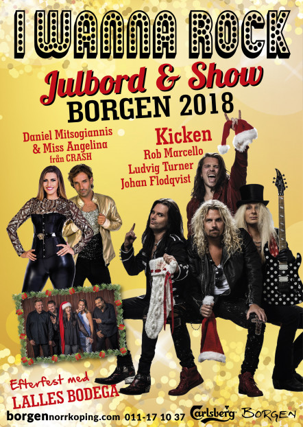 Julshow-Julbord-Fest på Borgen från den 30/11-15/12
