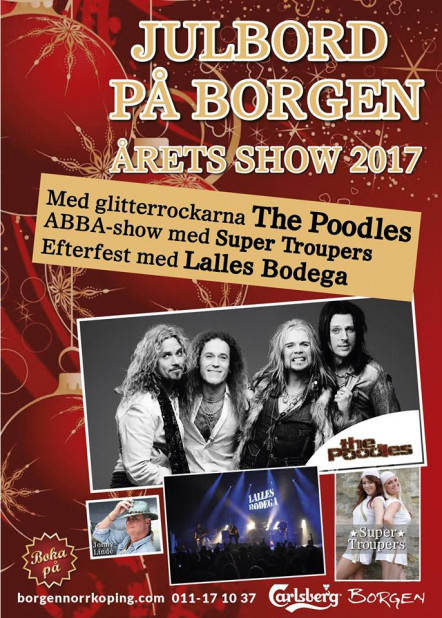 Julshow-Julbord-Fest På Borgen från den 24/11-15/12 2017